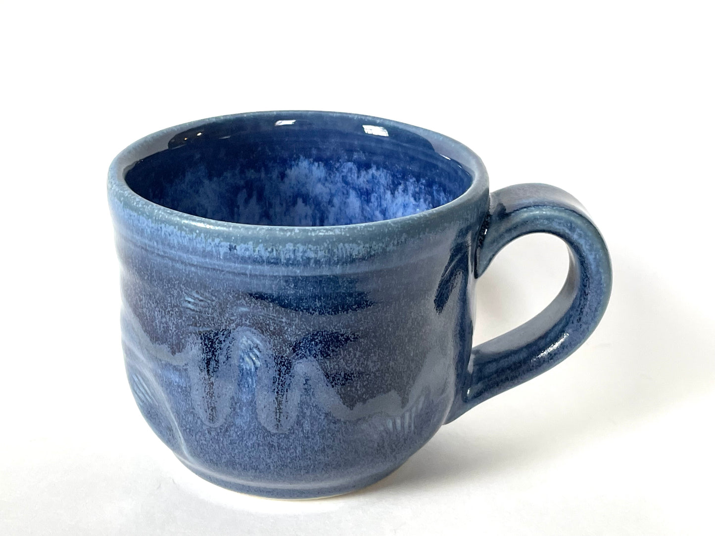 Shell Imprint Mugs, Blue