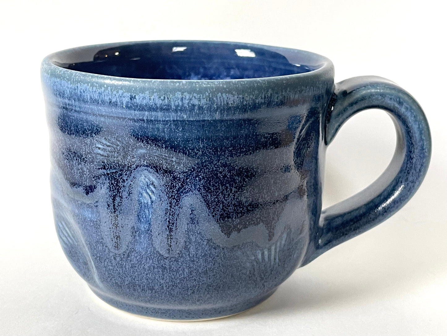 Shell Imprint Mugs, Blue
